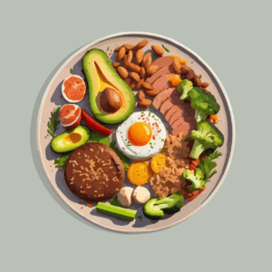 image of balance diet